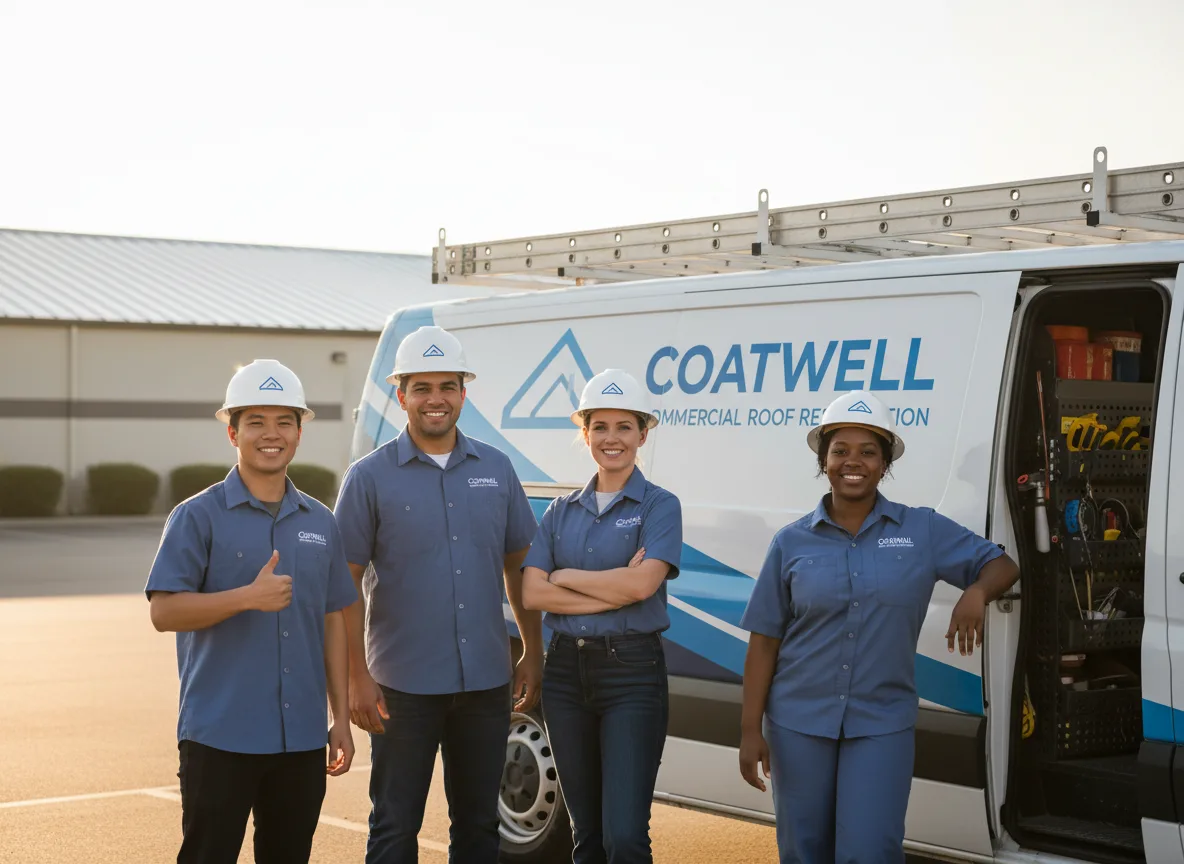Commercial roof coating company in Lee, NH